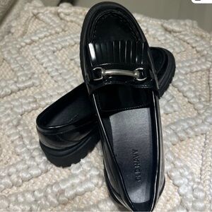 Old Navy Black Patent Loafers